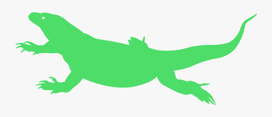 Варан Силуэт, Transparent Clipart