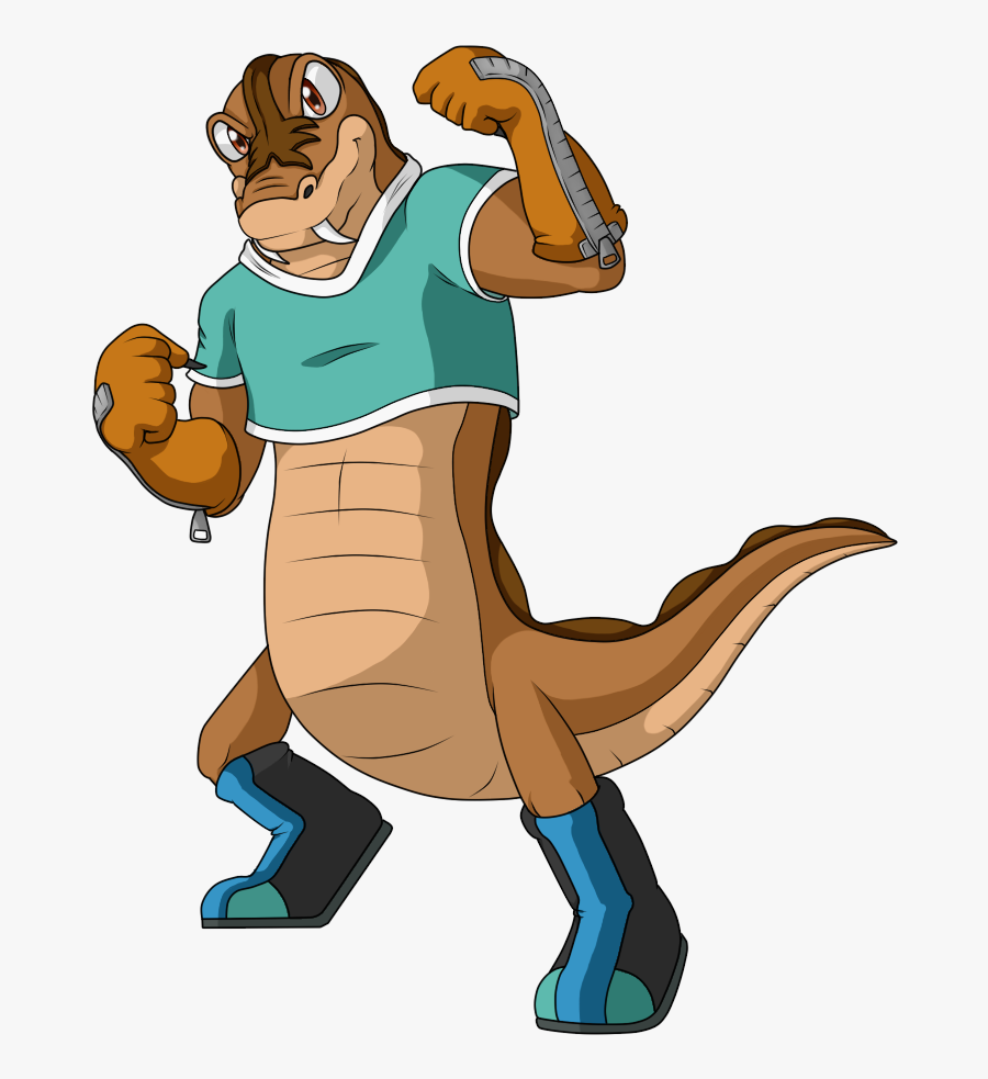 Kane The Komodo Dragon - Komodo Mascot, Transparent Clipart