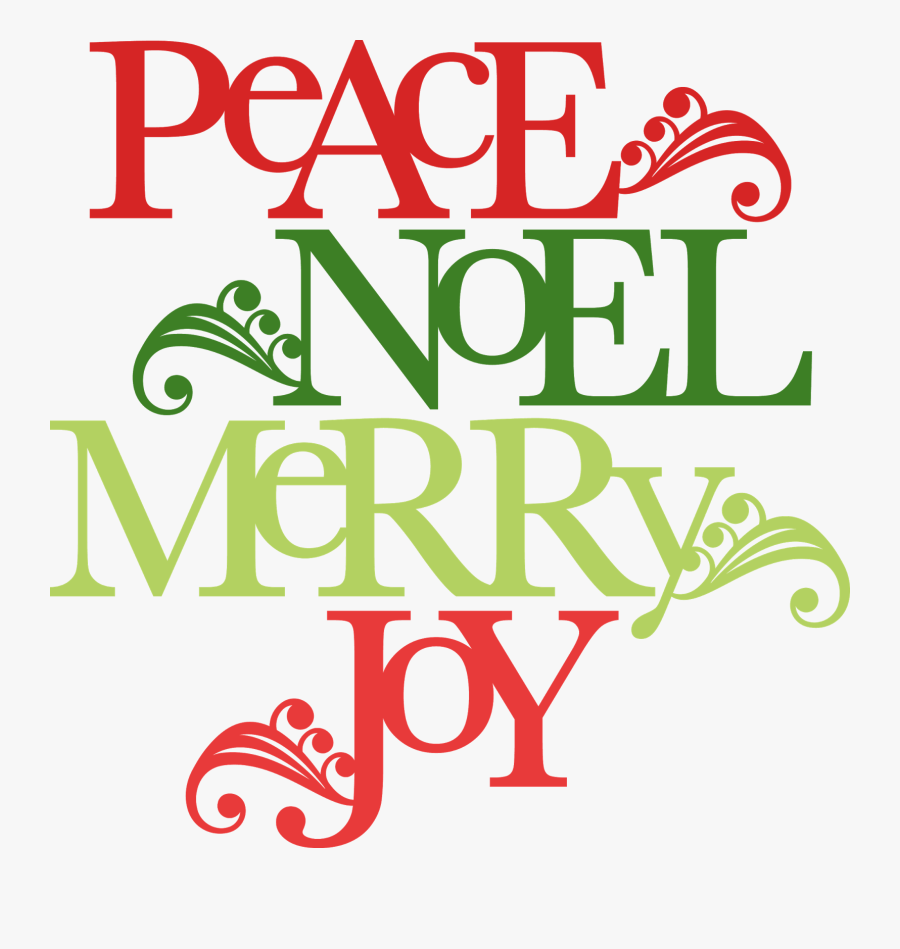 Miss Kate Cuttables- Svg Scrapbook Title Christmas - Christmas Words Free Svg, Transparent Clipart
