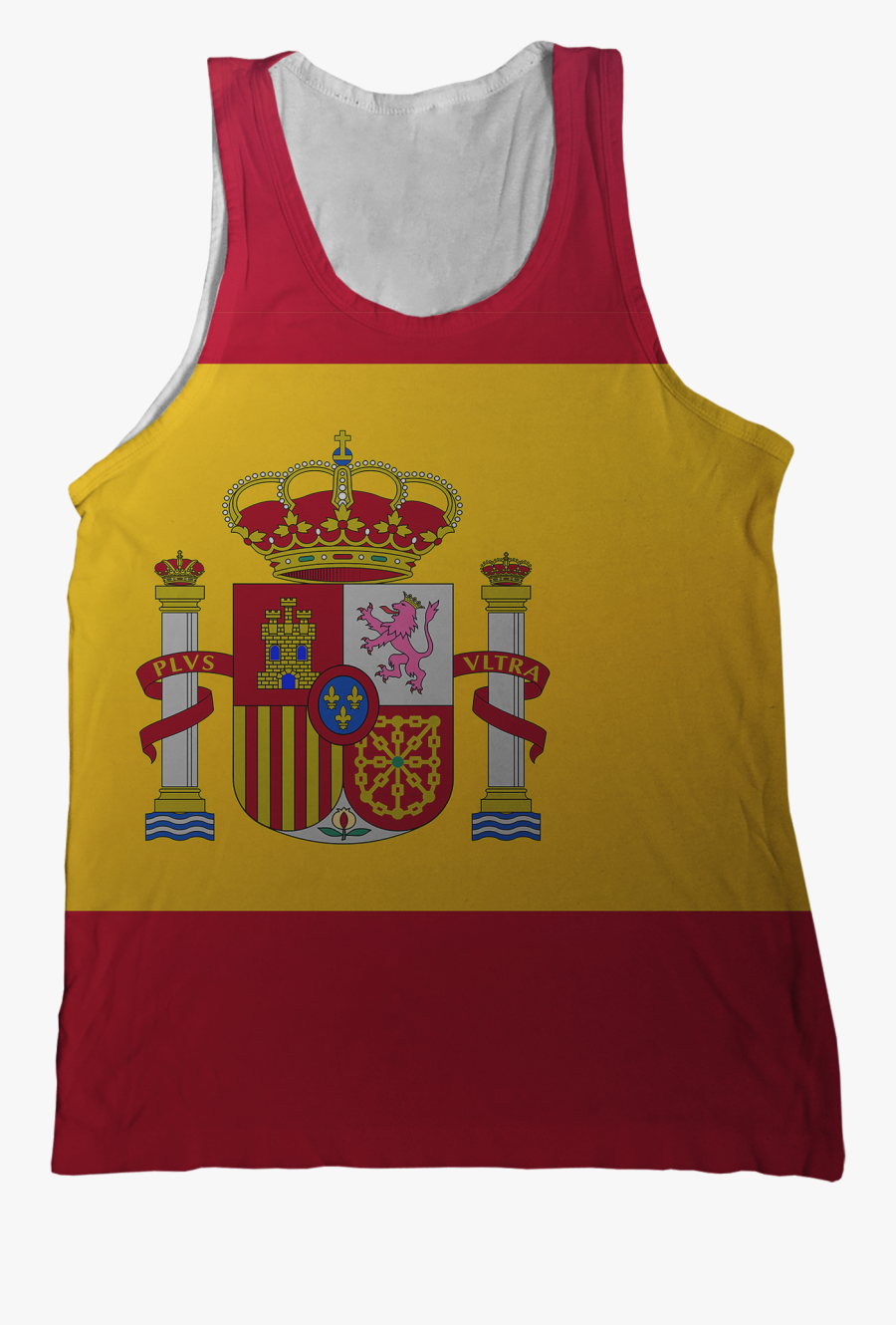 Spain Flag Tank Top - Spain Flag, Transparent Clipart