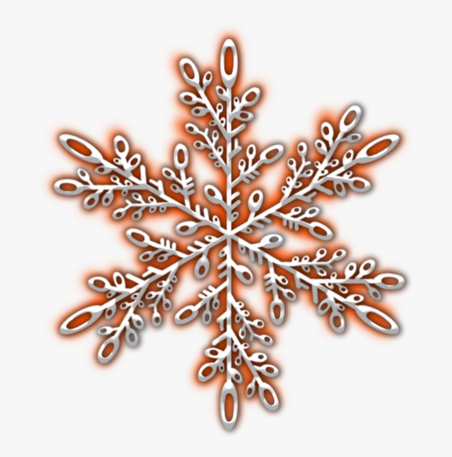 #neon #snow #snowflakes #snowflake #winter #geometric - Snowflake, Transparent Clipart