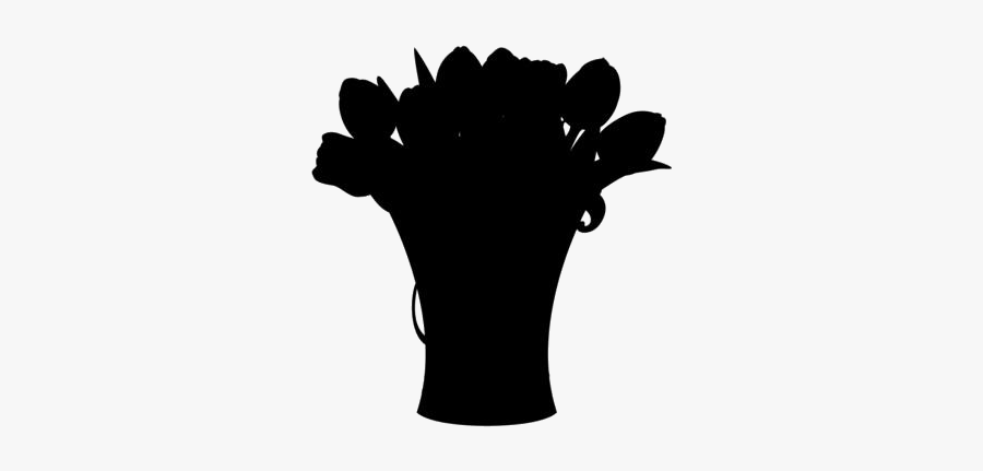 Bunch Of Flowers Png, Transparent Flowers Clipart - Silhouette, Transparent Clipart