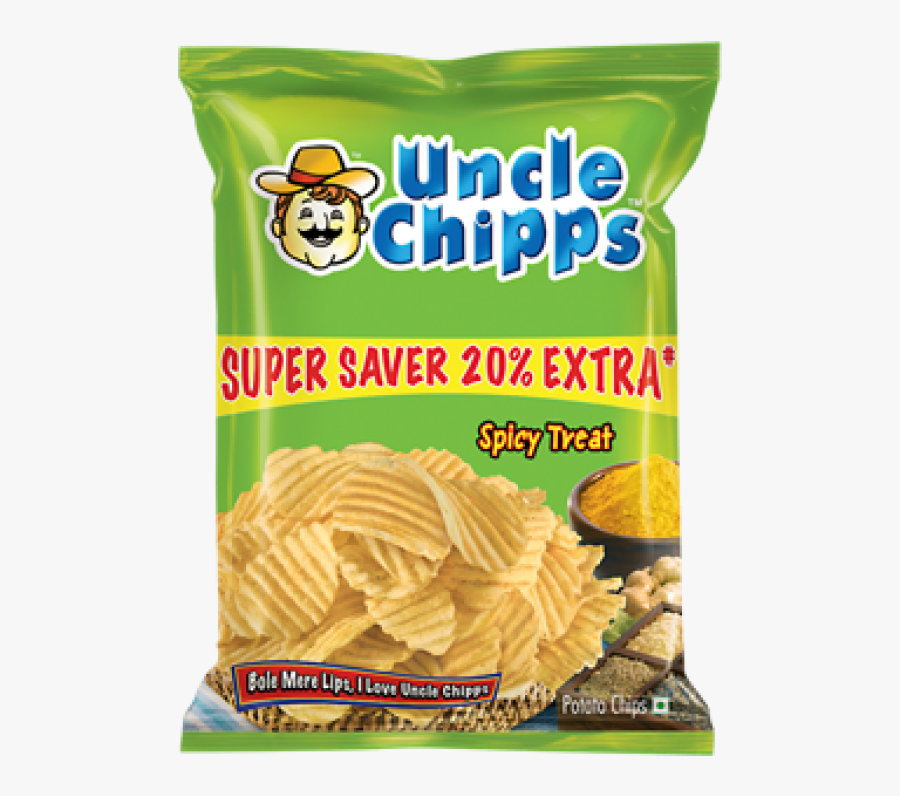 Uncle Chipps Spicy Treat, Transparent Clipart