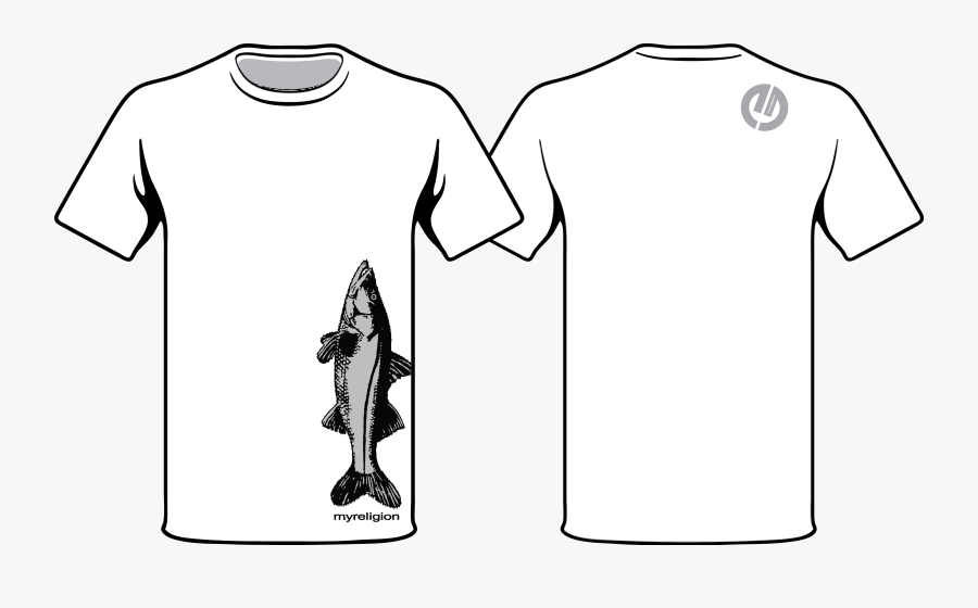 Snook B Tee - T Shirt Vector Png, Transparent Clipart