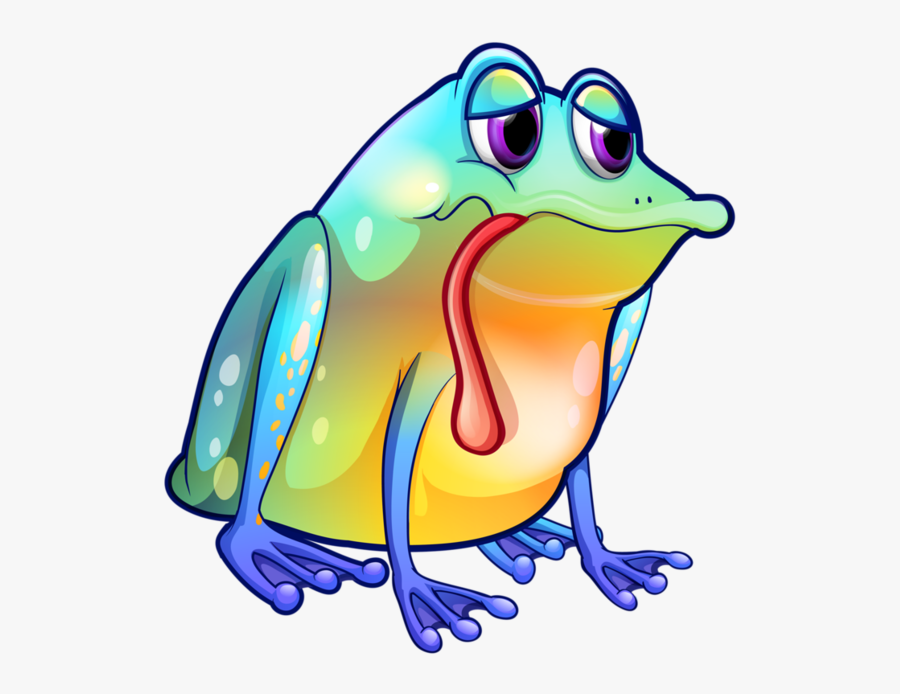 Tired Frog, Transparent Clipart