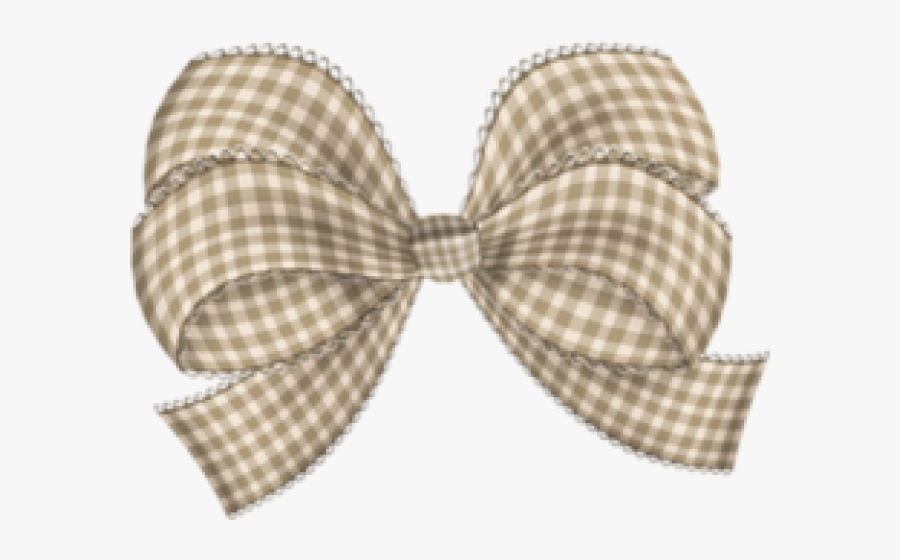 Bow Clipart Gingham - Cintas Decorativas Para Photoscape, Transparent Clipart