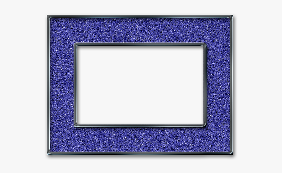Blue Glitter Photo Frame, Transparent Clipart