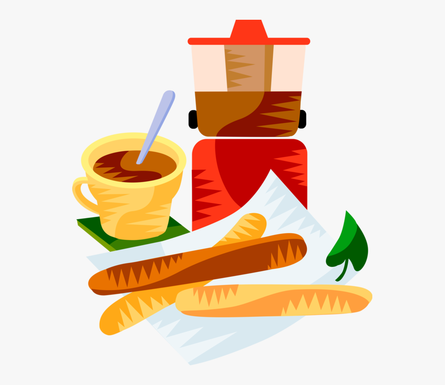 Vector Illustration Of European Spanish Cuisine Churros - Churros Png, Transparent Clipart