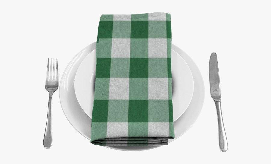 Gingham Green Napkin Tablecloth , Free Transparent Clipart ClipartKey