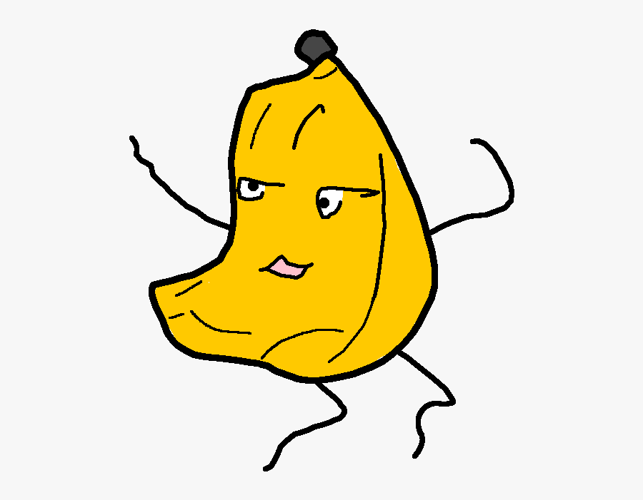 Smooshed Banana Got Smoshed One Day And He Will Be, Transparent Clipart
