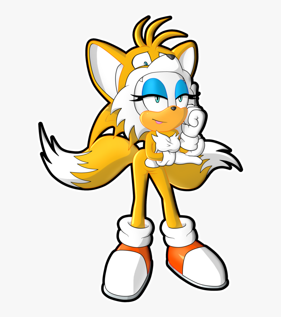 Rouge"s New Suit By Lazthefox1 - Rouge In Tails Suit, Transparent Clipart