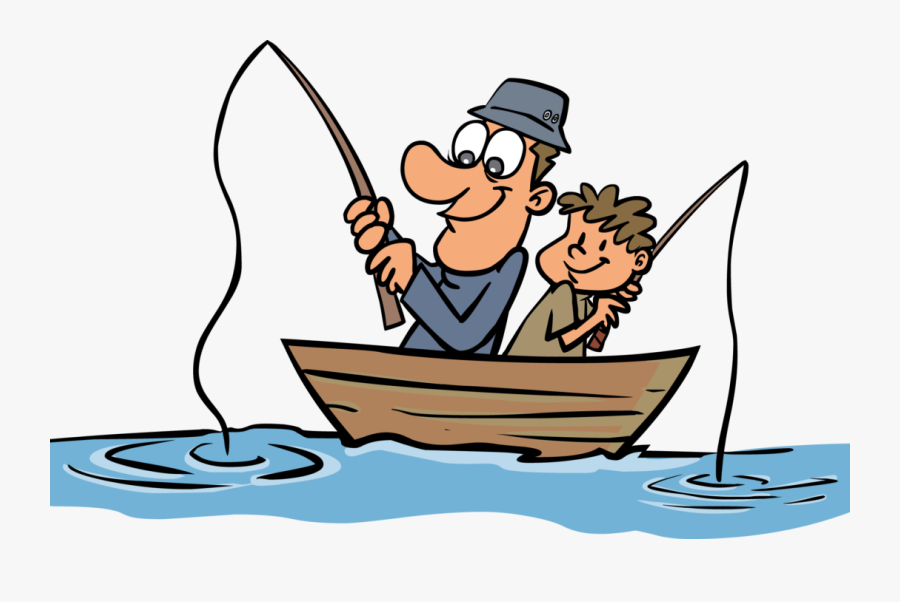 Lake Clipart Water Lake - Father And Son Fishing, Transparent Clipart
