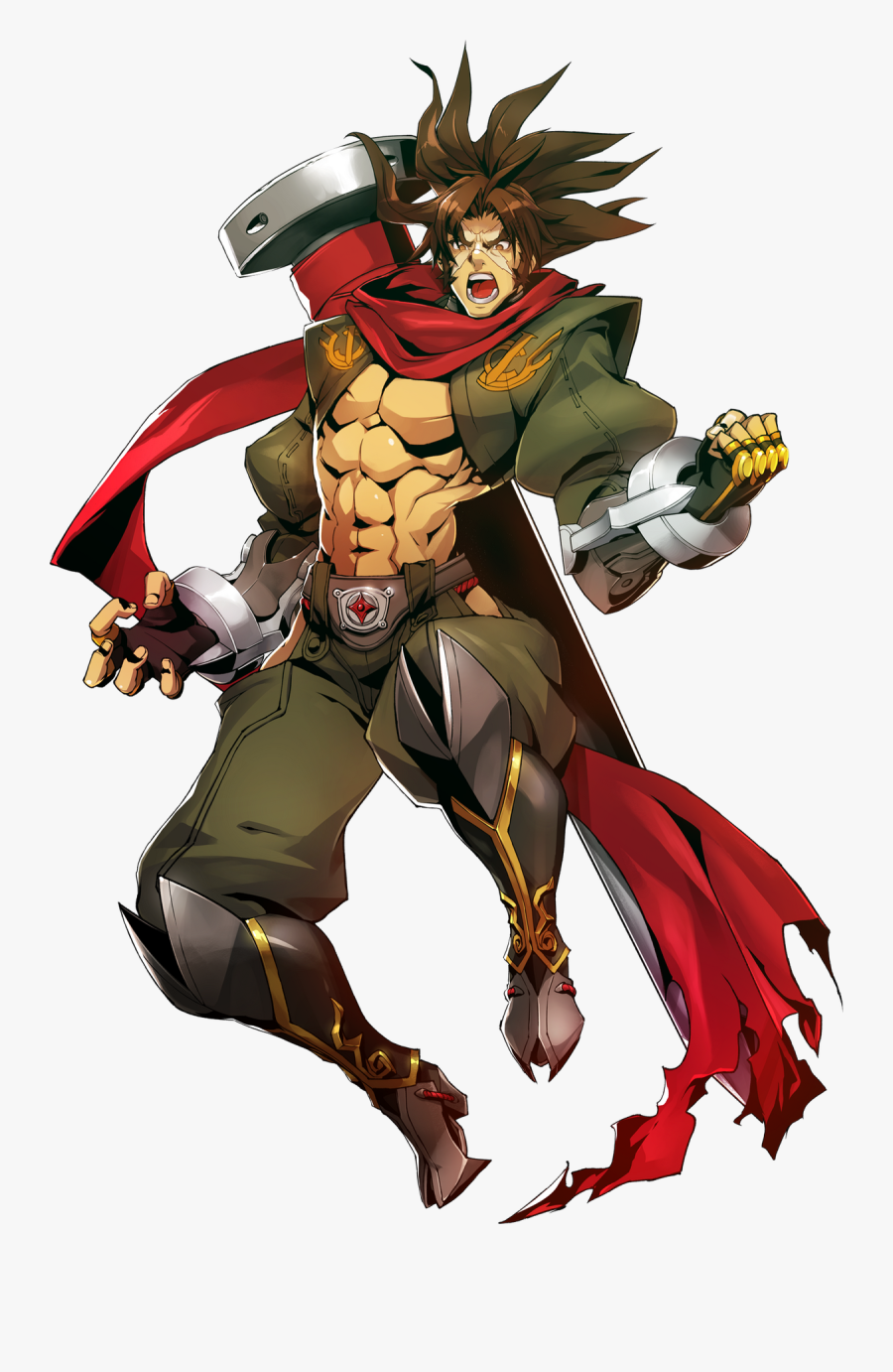 Clip Art Bang Shishigami Wiki - Blazblue Central Fiction Bang, Transparent Clipart