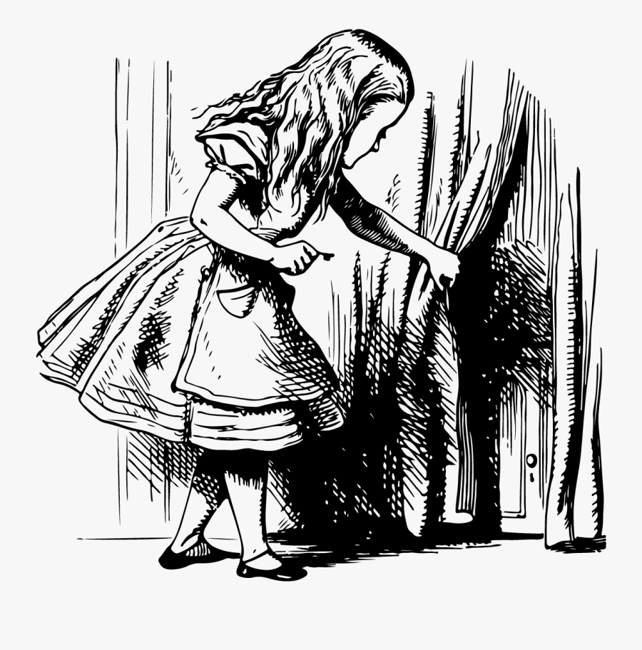 Mad Hatter Sketch - Alice In Wonderland Draw Original, Transparent Clipart