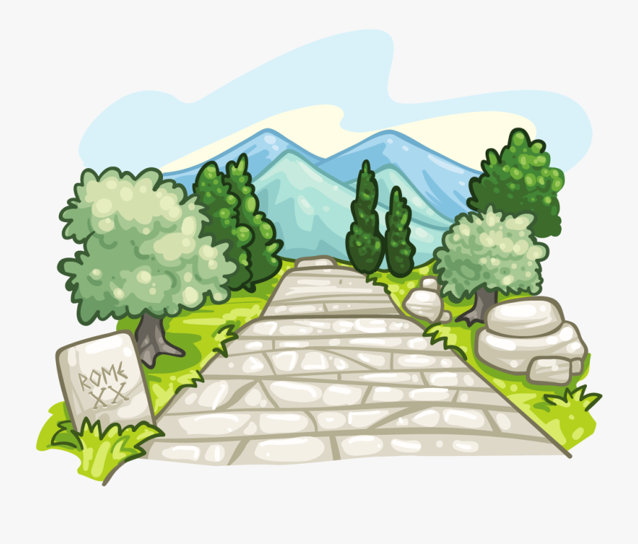 Roman Road Png, Transparent Clipart
