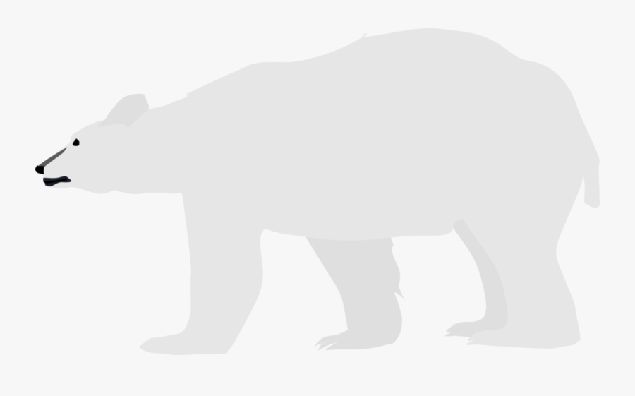 Polar Bear Vector By Oceanrailroader - Polar Bear, Transparent Clipart