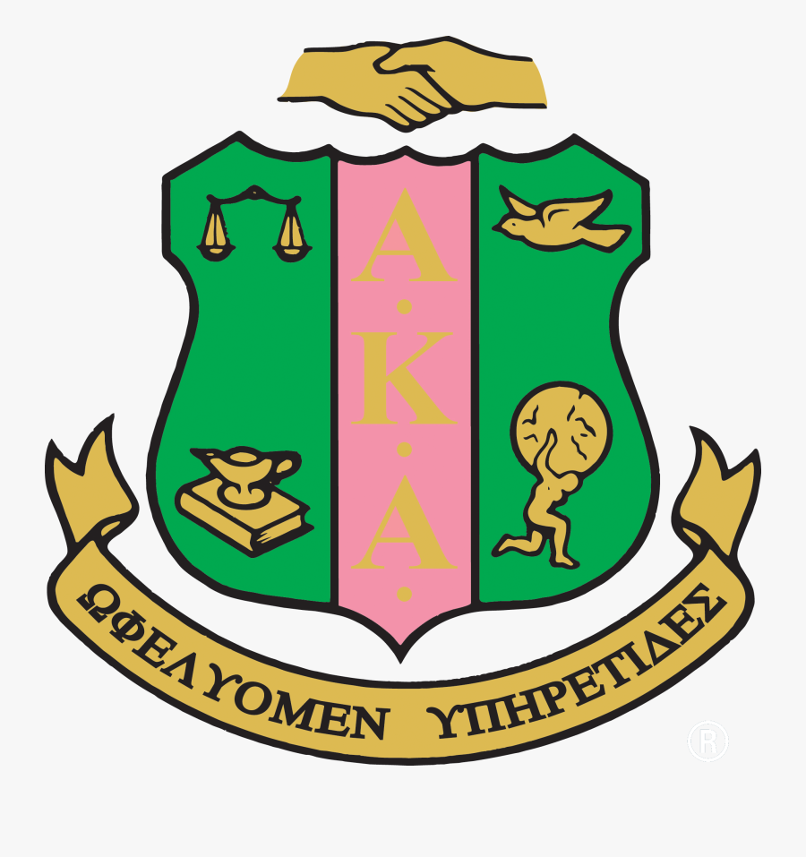 Alpha Kappa Alpha Official Logo, Transparent Clipart
