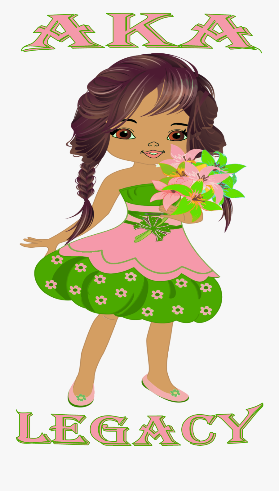 Clipart Bow Sorority - Aka Legacy, Transparent Clipart