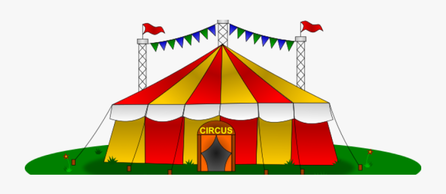 Circus Tent Roof Clipart, Transparent Clipart