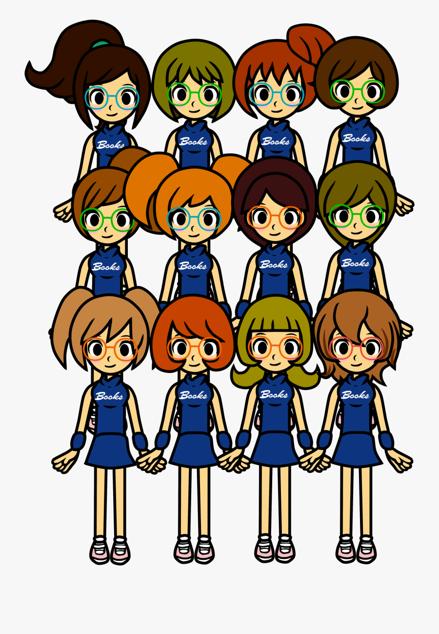 Paper Shin A - School Library Pep Squad, Transparent Clipart