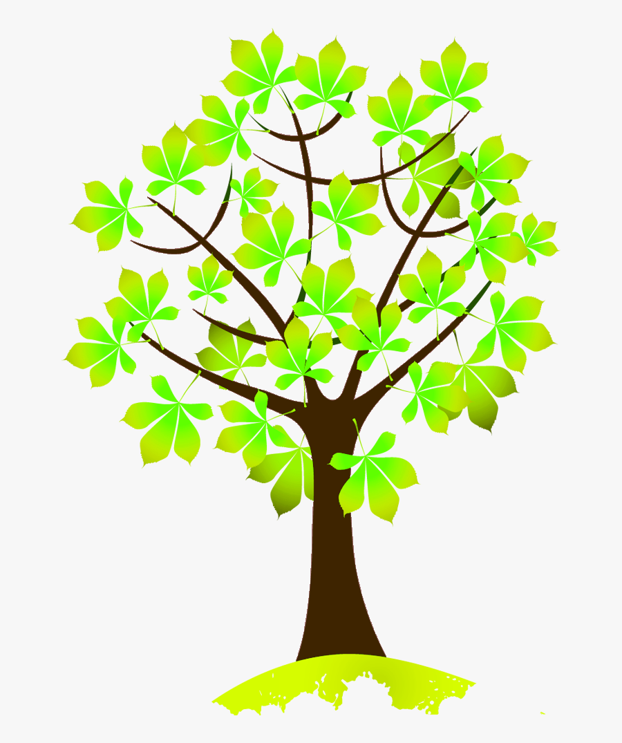 Transparent Fall Trees Clipart - Autumn Tree Clip Art, Transparent Clipart