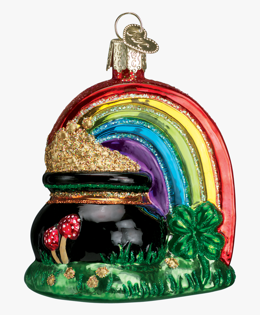 Old World Christmas Pot Of Gold Ornament - Christmas Ornament, Transparent Clipart