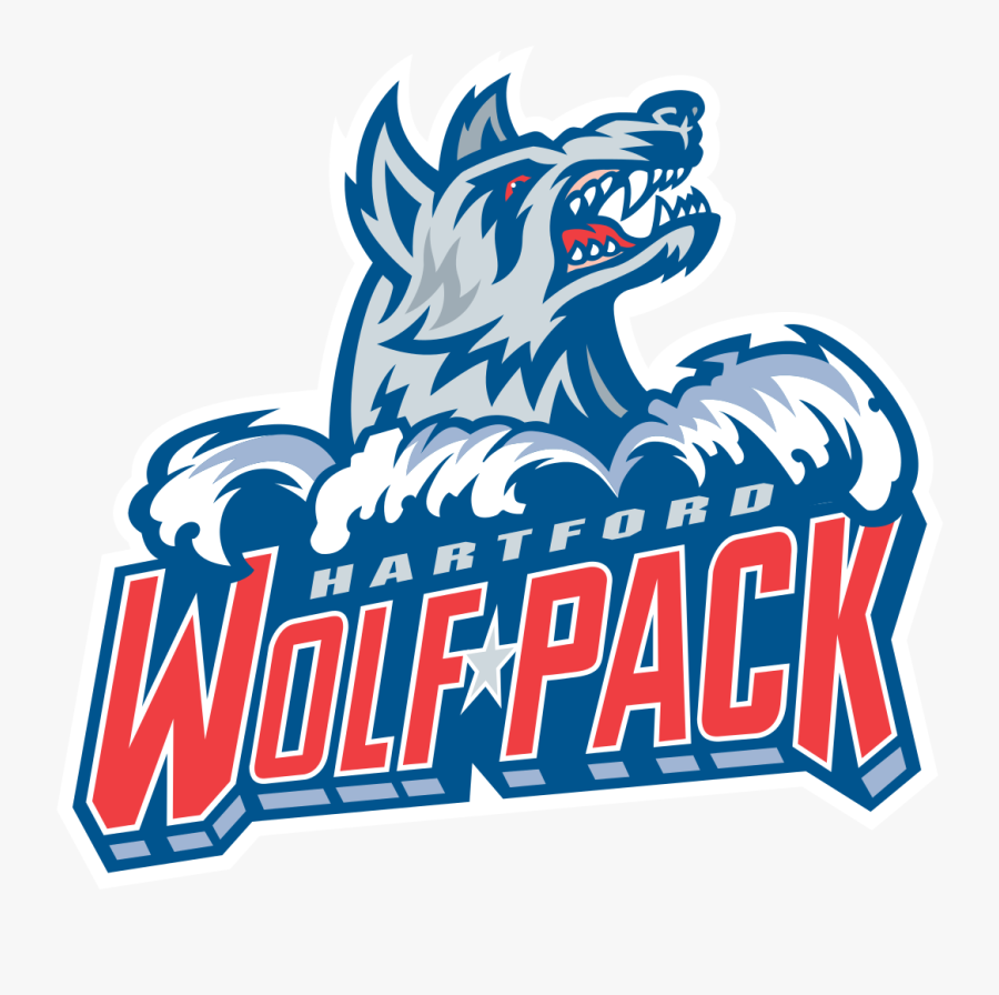 Transparent Wolf Mascot Clipart - Hartford Wolf Pack, Transparent Clipart
