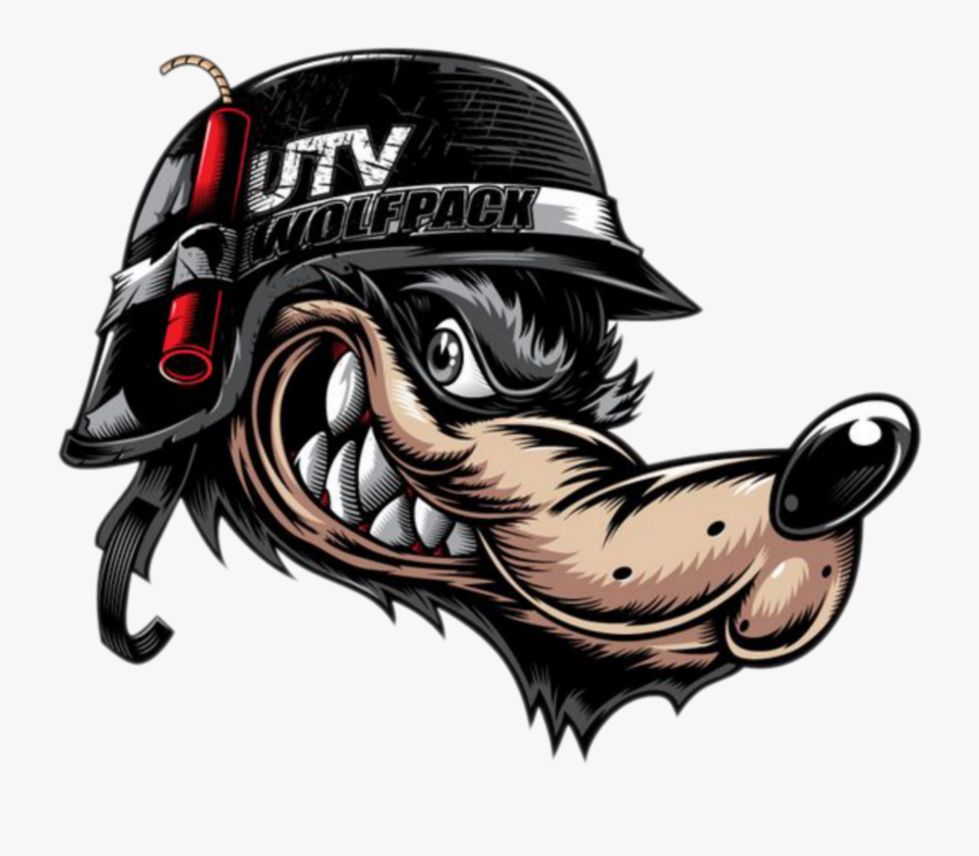 #lobo #lobao #wolf #wolfpack - Cartoon Wolf, Transparent Clipart