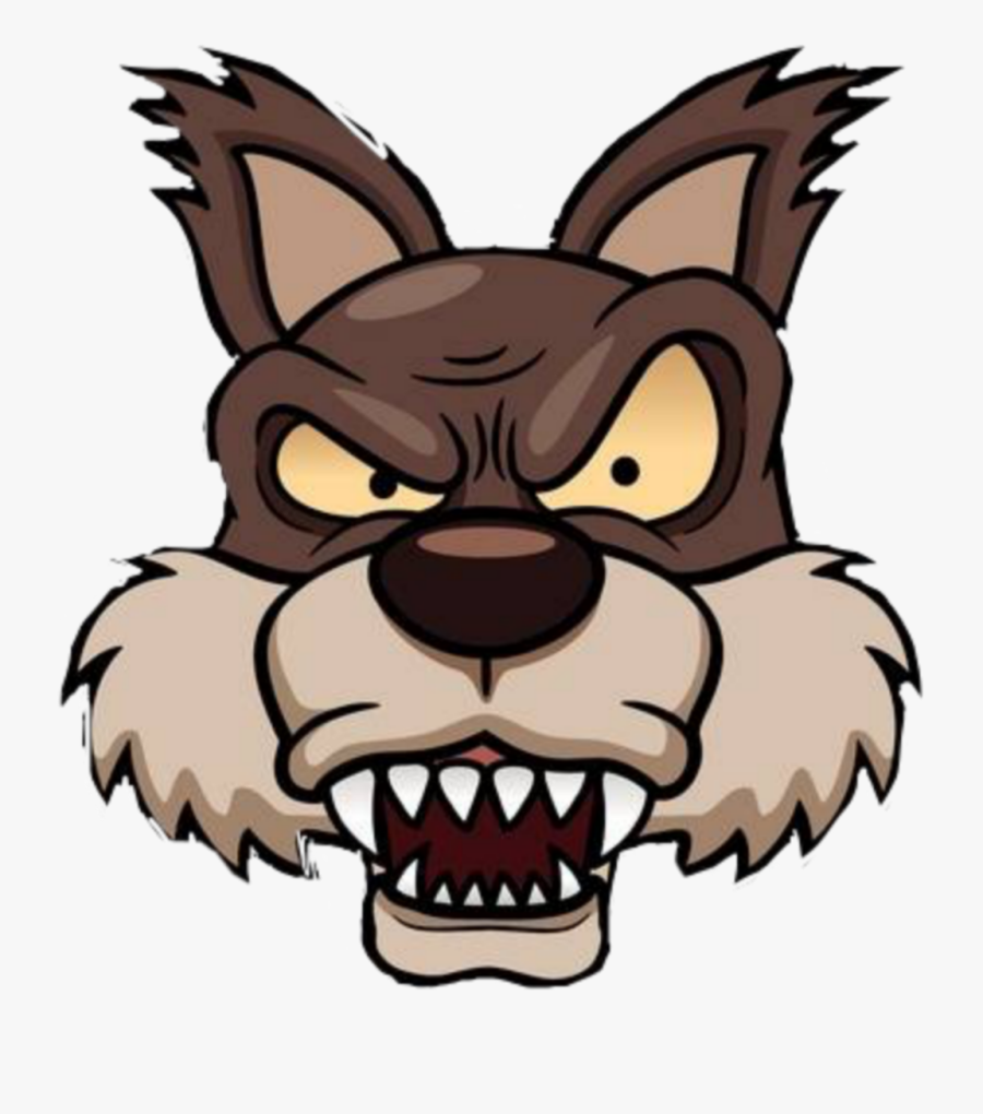 #lobo #lobao #wolf #wolfpack - Big Bad Wolf Face, Transparent Clipart