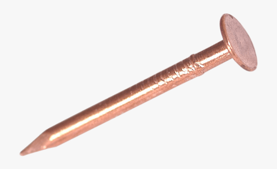 Nails Clipart Hammer Nail - Copper Clout Nails, Transparent Clipart