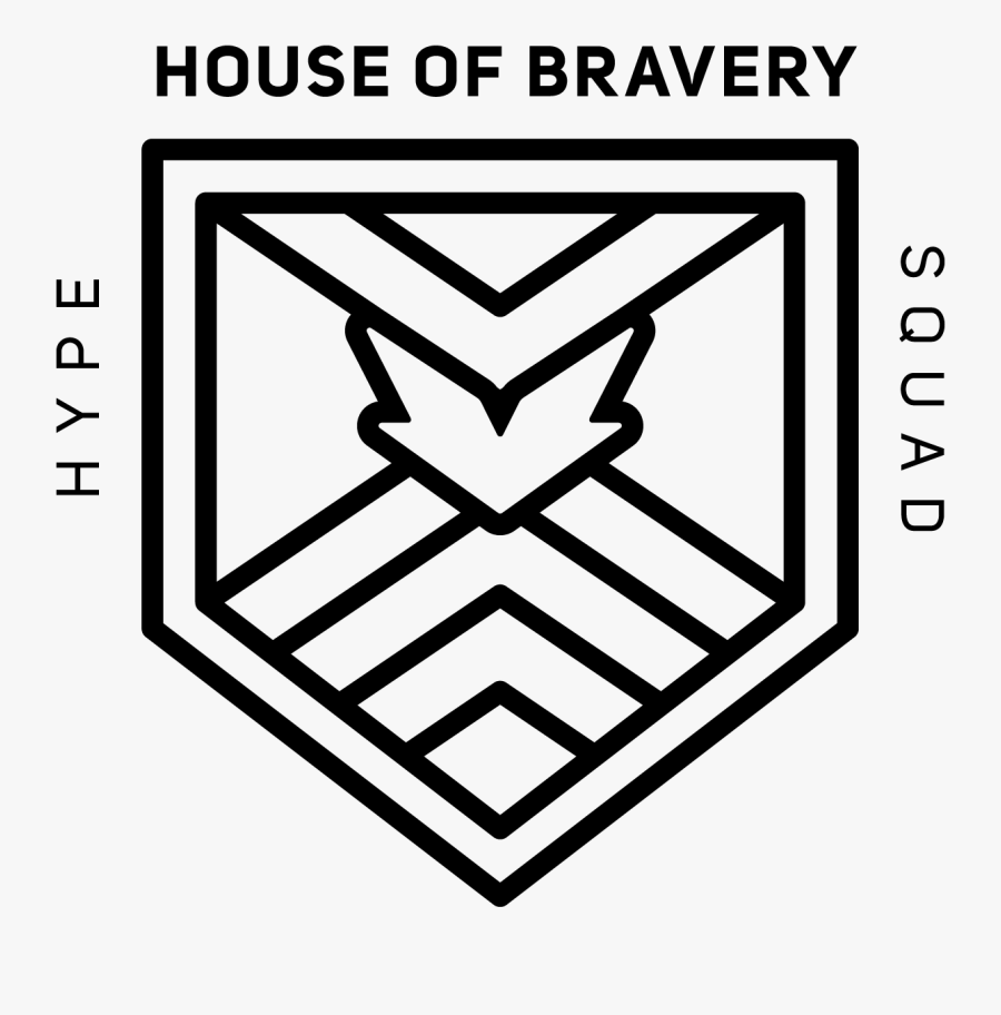 Hypesquadbraveryblack Discord Emoji - Discord House Of Bravery, Transparent Clipart