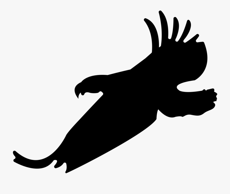 Rollercoaster Clipart Silhouette - Cockatoo, Transparent Clipart