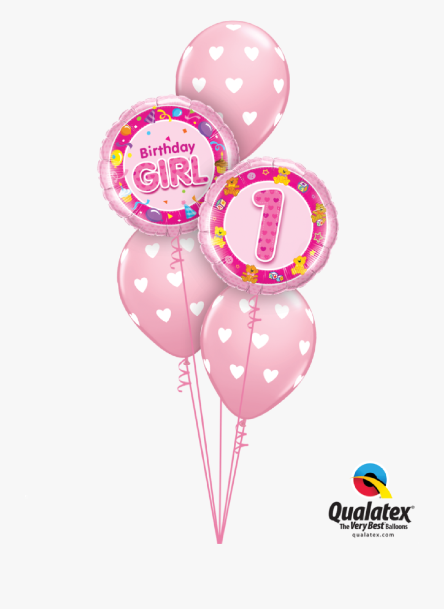 Transparent First Birthday Png - 2nd Birthday Balloon Bouquet, Transparent Clipart