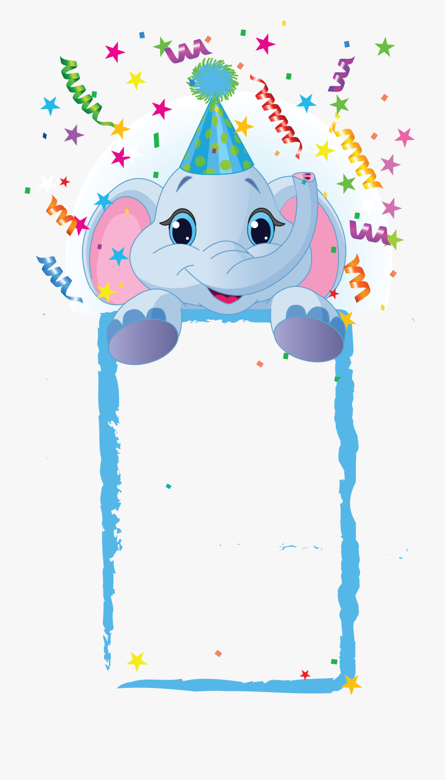 Transparent Bindle Clipart - First Birthday Frame Png, Transparent Clipart