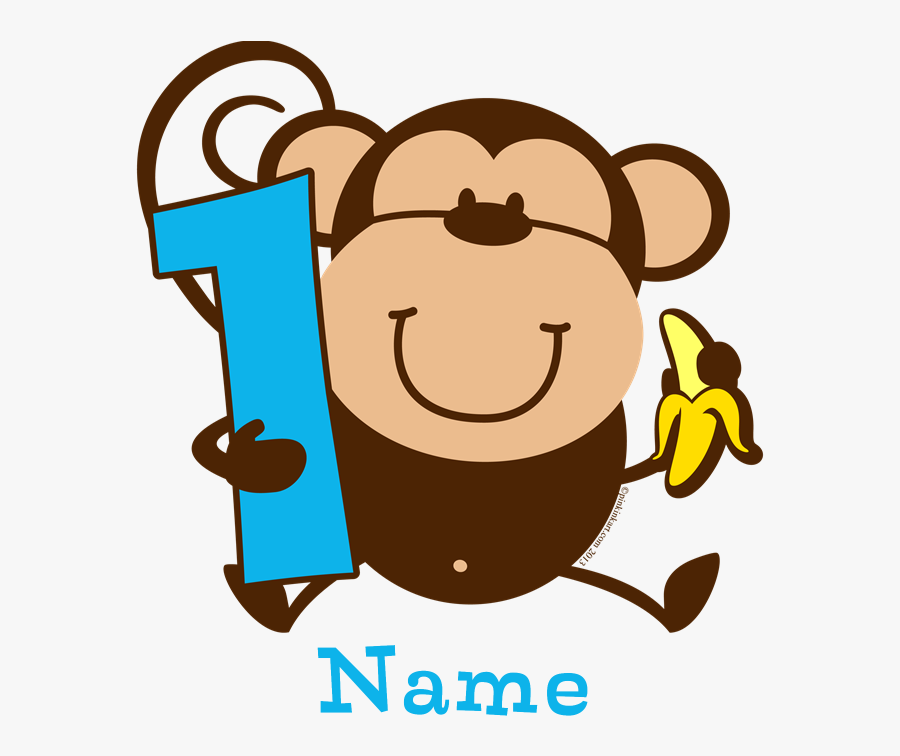 Birthday Clipart , Png Download - Little Monkey Is One, Transparent Clipart