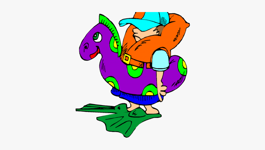 Swimming Funny Cartoon Transparent, Transparent Clipart