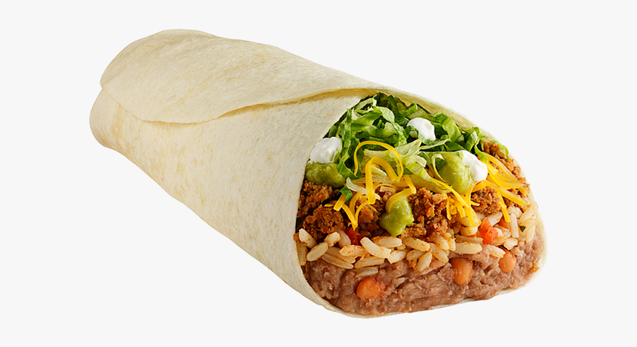 Taco Time Classic Burrito, Transparent Clipart