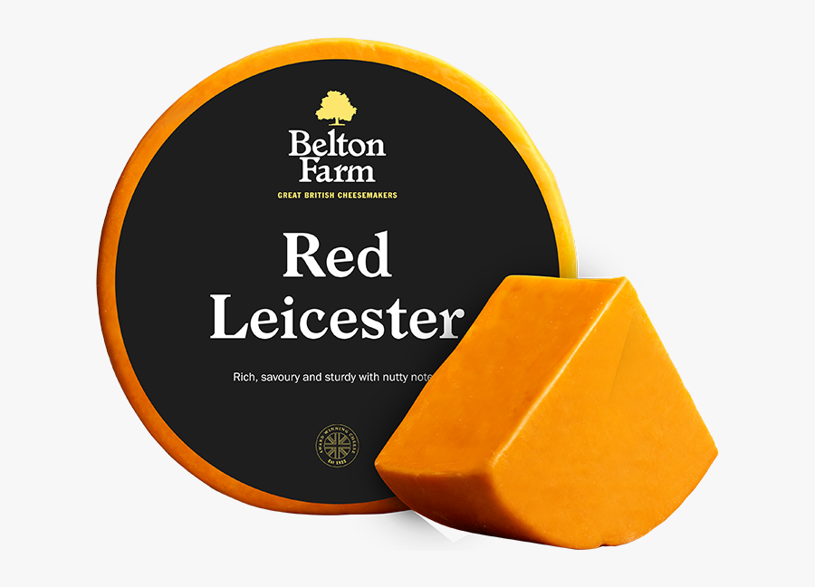 Red Leicester Cheese - Belton Red Leicester Cheese, Transparent Clipart