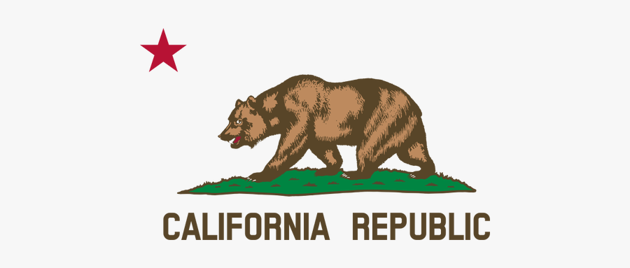 Detail From Flag Of California Republic Vector Image - California State Flag Png, Transparent Clipart