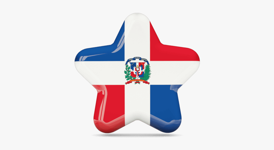 Dominican Republic Flag, Transparent Clipart