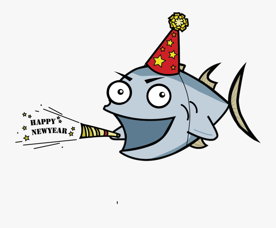 Screaming Tuna Logo, Transparent Clipart