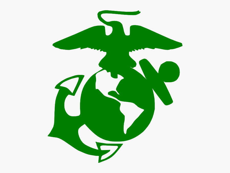 Clip Art Usmc Green Clip Art - Marine Corp Logo Svg, Transparent Clipart