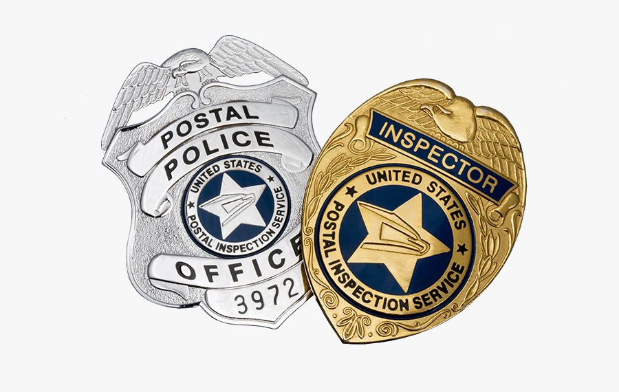 Postal Inspector Badge History, Transparent Clipart
