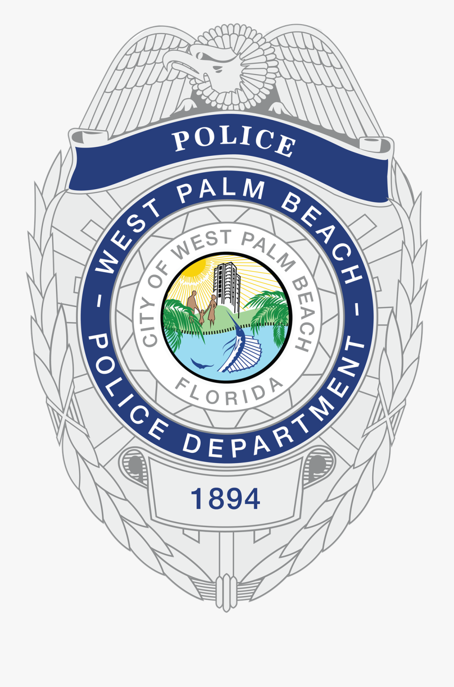 Police Badge Clipart To Free Images Transparent Png - West Palm Beach Police Department Logo, Transparent Clipart