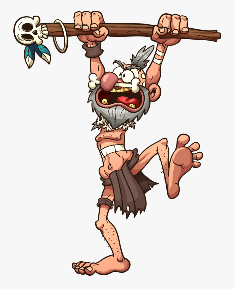 Witch Doctor Cartoon, Transparent Clipart