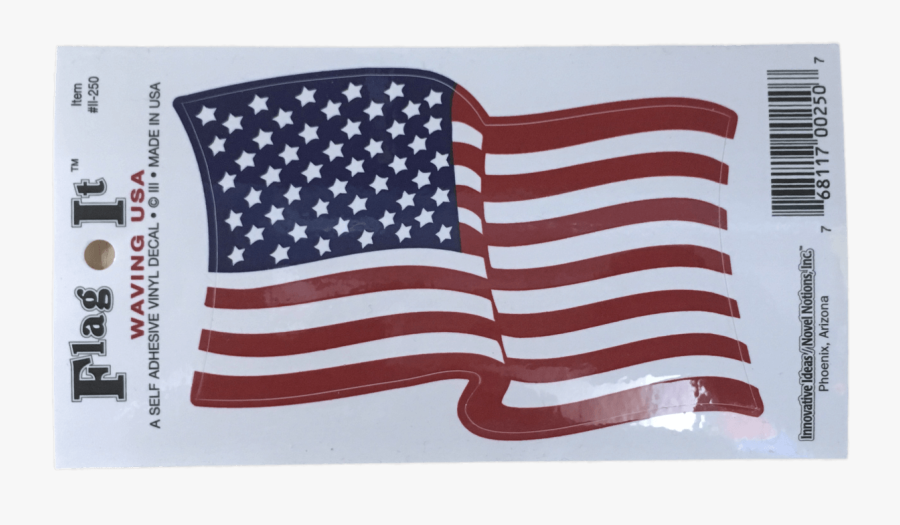 Stickers Transparent American Flag - Waving Flag Of Usa, Transparent Clipart