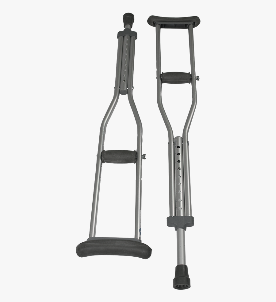 Underarm Aluminium Crutches"
 Class= - Tool, Transparent Clipart