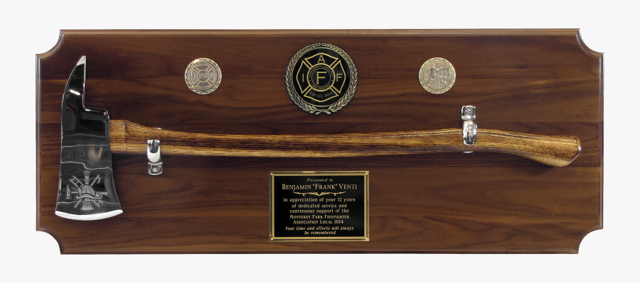 Firefighter Years Of Service Plaques, Transparent Clipart