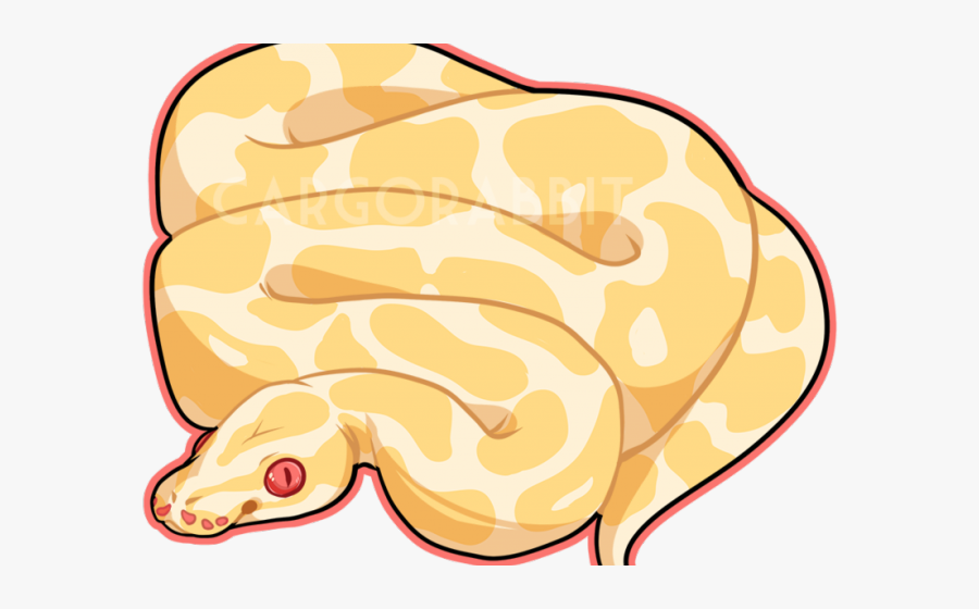 Python Clipart Cute - Cute Ball Python Drawings, Transparent Clipart