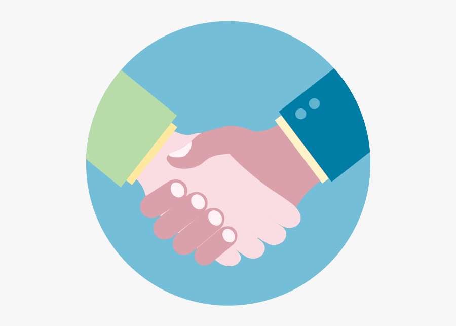 Handshake Clipart Alliance - Circle, Transparent Clipart